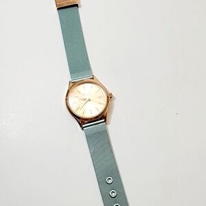 Folio Wristwatch Rose Gold and Silver